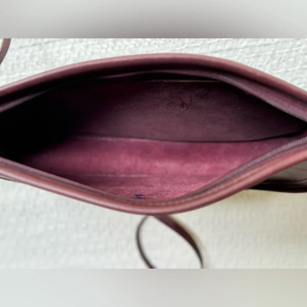 SOLD DONT BUY Vintage 70s 80s leather crossbody bag Kosta’s originals Small - Picture 13 of 16